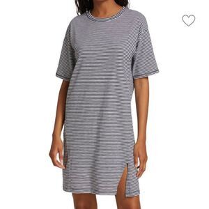 Rag & Bone Striped Tee Organic Pima Cotton Dress
